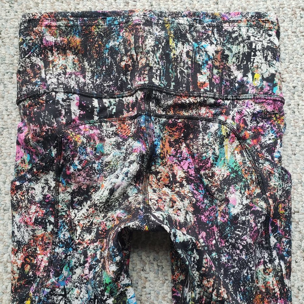 Lululemon Fast and Free Tight Vitalize 25" - Sz 4 - Picture 7 of 8